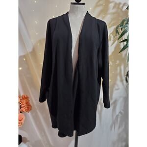 Ulla Popken Relaxed Fit Open Long Sleeve Cardigan Sweater Womens Plus Size 16/18